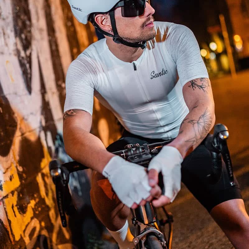 Santic Byron Integrated Reflective Gloves